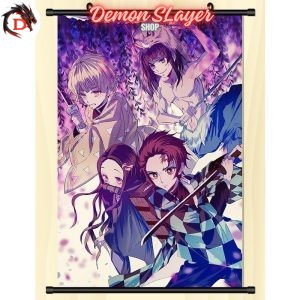 Poster Déroulant Demon Slayer Pourfendeurs de Démons Sous un Arbre