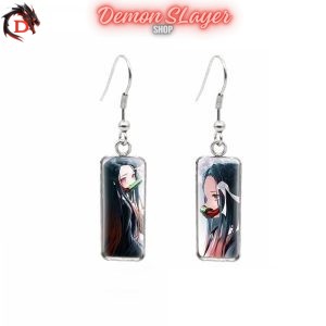 Boucles d’Oreilles Demon Slayer Nezuko Kamado Anime