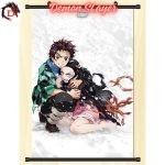 Poster Déroulant Demon Slayer Tanjiro et Nezuko Démon