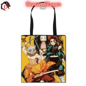 Tote Bag Demon Slayer Nezujo Tanjiro Inosuke Zenitsu