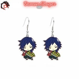 Boucles d’Oreilles Demon Slayer Giyu Tomioka Sabre