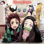 Housse de Coussin Demon Slayer Inosuke et ses Amis