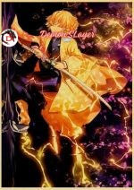 Demon Slayer Poster Zenitsu Thunderclap & Flash