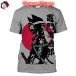T-Shirt Demon Slayer Lune Détruite par Kanji