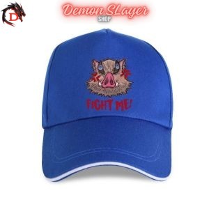 Casquette Demon Slayer Inosuke Bleu