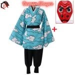 Cosplay Demon Slayer Sakonji Urokodaki avec Masque