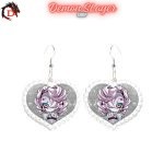 Boucles d&rsquo;Oreilles Demon Slayer Coeur Rui