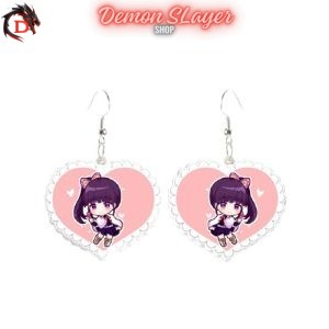 Boucles d’Oreilles Demon Slayer Coeur Shinobu