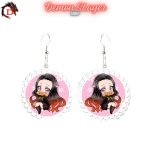Boucles d&rsquo;Oreilles Demon Slayer Nezuko Kawaii