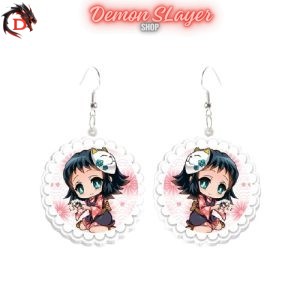 Boucles d&rsquo;Oreilles Demon Slayer Nezuko