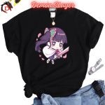 T-shirt Femme Demon Slayer Mitsuri Noir