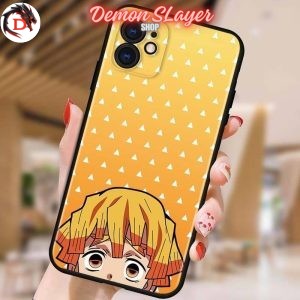 Coque iPhone Demon Slayer Zenitsu Regard Mignon