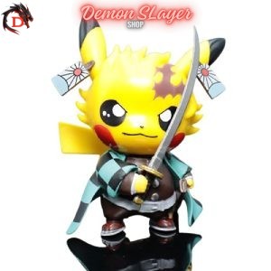 Figurine Demon Slayer Tanjiro en Pikachu