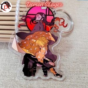 Porte-Clé Demon Slayer Nezuko & Zenitsu