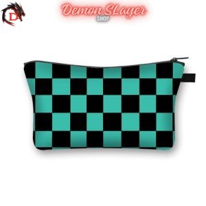 Trousse de Maquillage Demon Slayer Noir et Vert