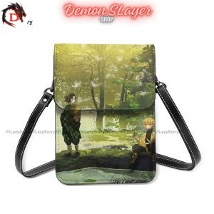 Sacoche Demon Slayer Tanjiro et Zenitsu au Bord du Lac