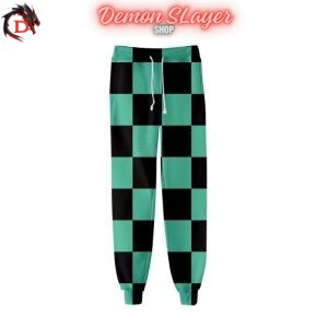 Jogging Demon Slayer Tanjiro Noir et Vert