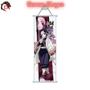 Toile Murale Demon Slayer Shinobu Kocho Souriante