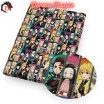Tissu Demon Slayer Tout le Monde Réunis