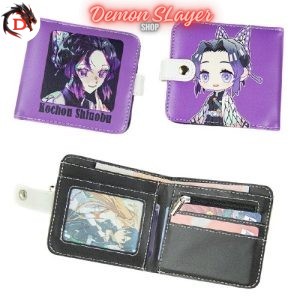 Portefeuille Demon Slayer à Bouton Shinobu