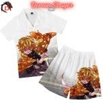 Pyjama Demon Slayer Zenitsu Attaquant
