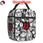 Sac à Repas Isotherme Demon Slayer Noir et Blanc