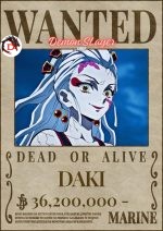 Poster Demon Slayer Avis de Recherche Daki