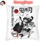 Housse de Coussin Demon Slayer Nezuko et Tanjiro Kawaii