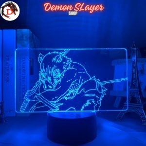 Lampe Demon Slayer Inosuke Hashibara avec sa Tête de Cochon
