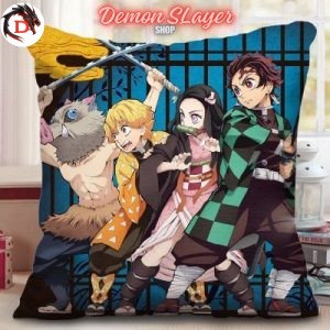 Housse de Coussin Demon Slayer Pourfendeur De Démon Officiel
