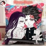 Housse de Coussin Demon Slayer Tanjiro Réconfortant Nezuko