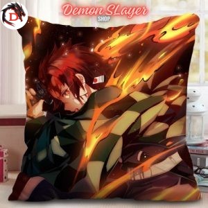 Housse de Coussin Demon Slayer Souffle du Feu