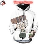 Sweat Demon Slayer Sanemi Shinazugawa Jouant avec la Boîte de Nezuko
