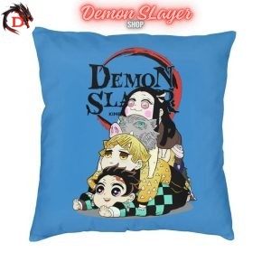 Housse de Coussin Demon Slayer Pourfendeurs de Démons Kawaii