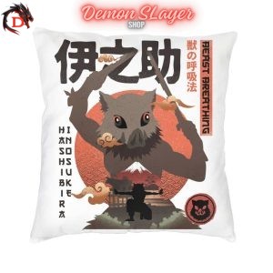 Housse de Coussin Demon Slayer Affiche Inosuke