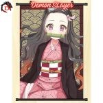 Poster Déroulant Demon Slayer Nezuko Kamado Kawaii