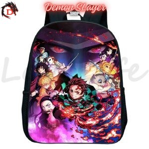 Sac à Dos Demon Slayer Tanjiro et ses Compagnons
