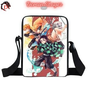 Sacoche Demon Slayer Tanjiro et les Pourfendeurs de Démons