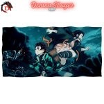 Serviette Demon Slayer Tanjiro et Nezuko