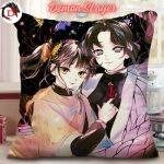 Housse de Coussin Demon Slayer Kanao Tsuyuri et Shinobu Kocho