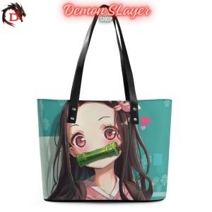 Sac à Main Demon Slayer Nezuko Bébé Fleurs dans les Cheveux