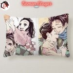 Coussin Demon Slayer Tanjiro et Nezuko Kawaii