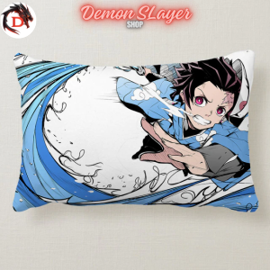 Coussin Demon Slayer Souffle de l&rsquo;Eau Tanjiro