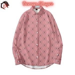 Chemise Demon Slayer Nezuko Manches Longues