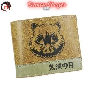Portefeuille Demon Slayer Inosuke avec un Regard Perçant