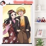 Poster Demon Slayer Zenitsu et Nezuko