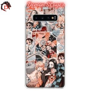 Coque Samsung Demon Slayer   Tanjiro Nezuko Zenitsu Kimetsu