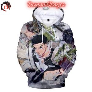 Sweat Demon Slayer Gyomei avec des Pierres