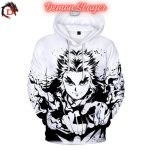 Sweat Demon Slayer Rengoku Noir et Blanc