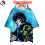 T-shirt Demon Slayer Giyuu Capuche